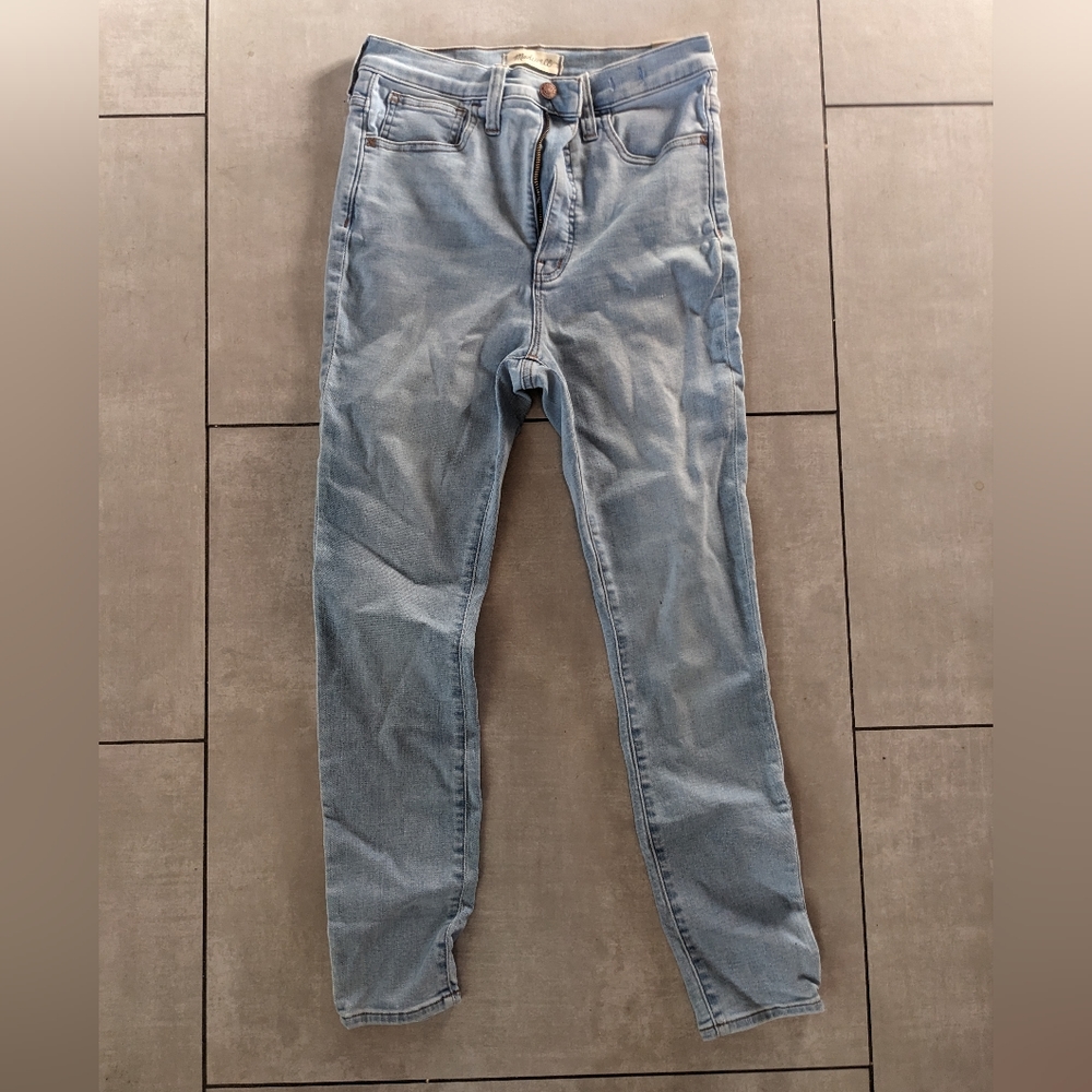 Madewell Jeans 11'' skinny roadtripper jeans with magic pockets